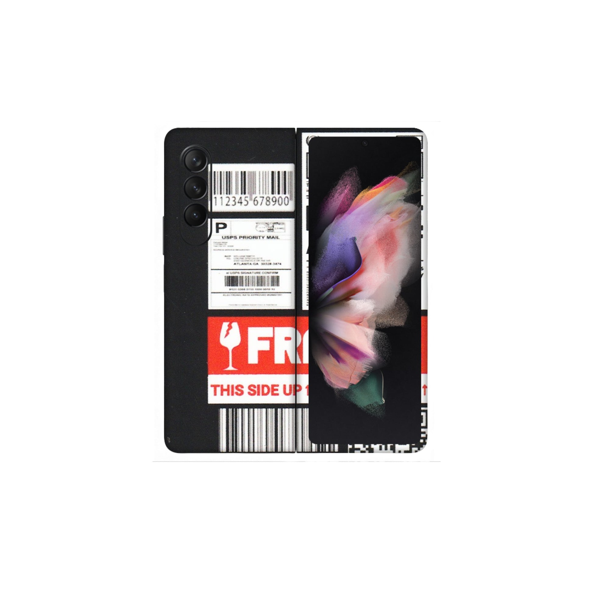 Samsung M/F/Note/Flip and C Phone Skins (All Models) - Handle With Care - Matte Finish (M-99) Samsung Galaxy Z Fold 3