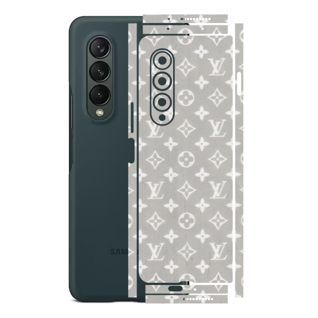 Samsung M/F/Note/Flip and C Phone Skins (All Models) - Luxury Brands Logo - Transparent Finish (T-07) Samsung Galaxy Z Fold 3