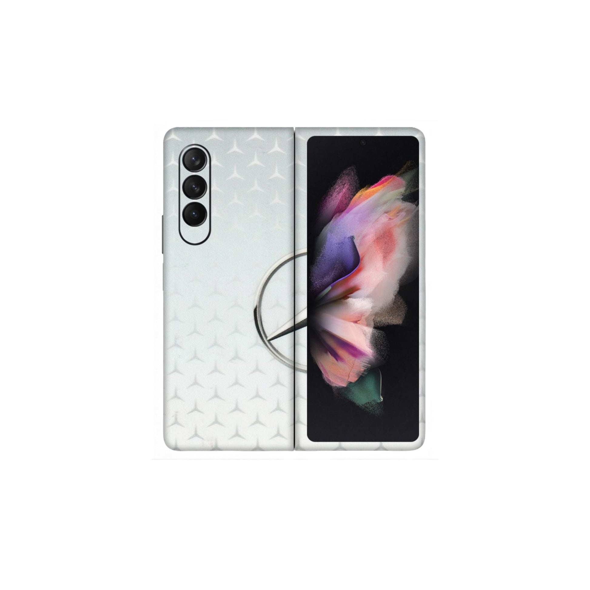 Samsung M/F/Note/Flip and C Phone Skins (All Models) - Mercedes Benz - Transparent Finish (T-10) Samsung Galaxy Z Fold 3