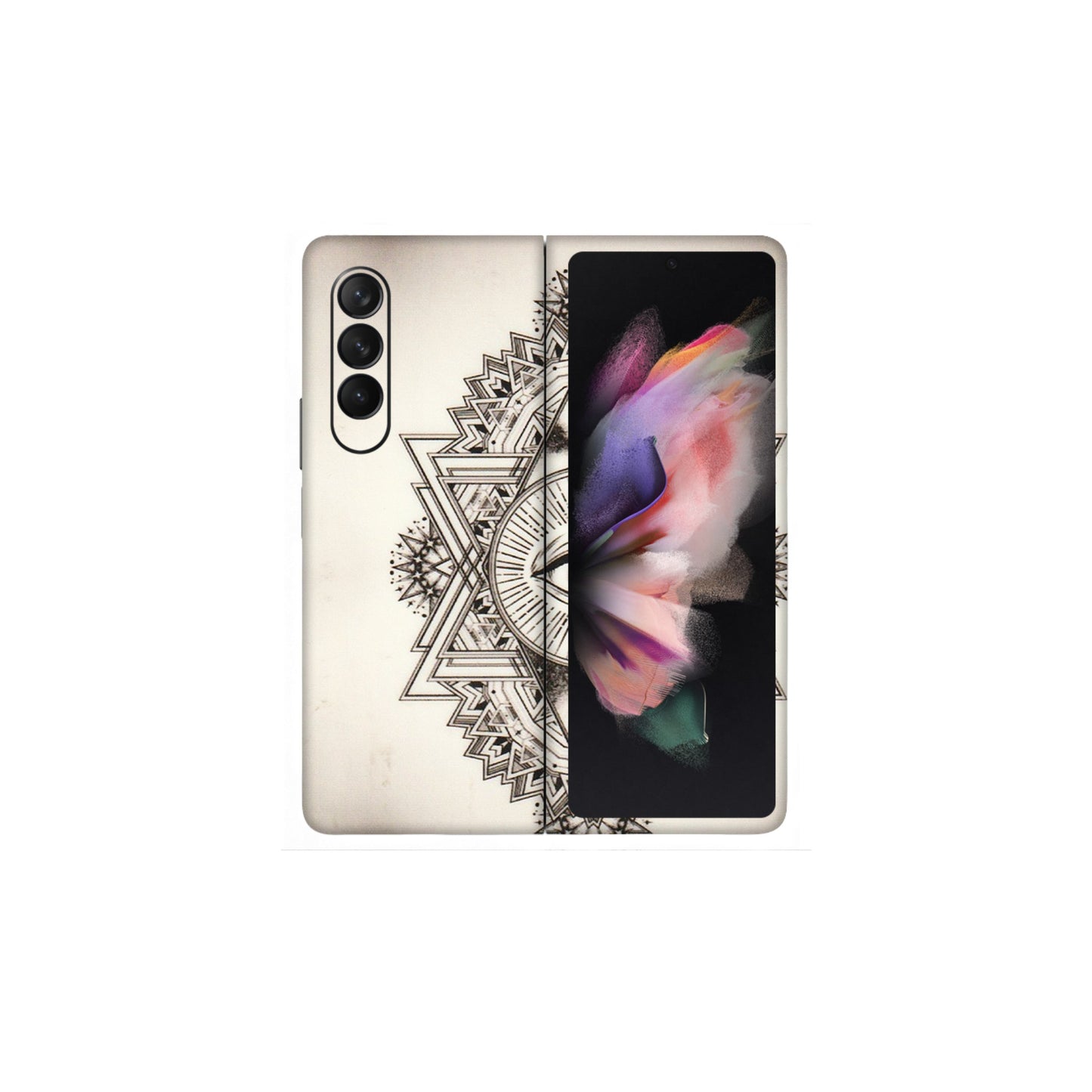 Samsung M/F/Note/Flip and C Phone Skins (All Models) - Illuminati Great Eye - Transparent Finish (T-14) Samsung Galaxy Z Fold 3