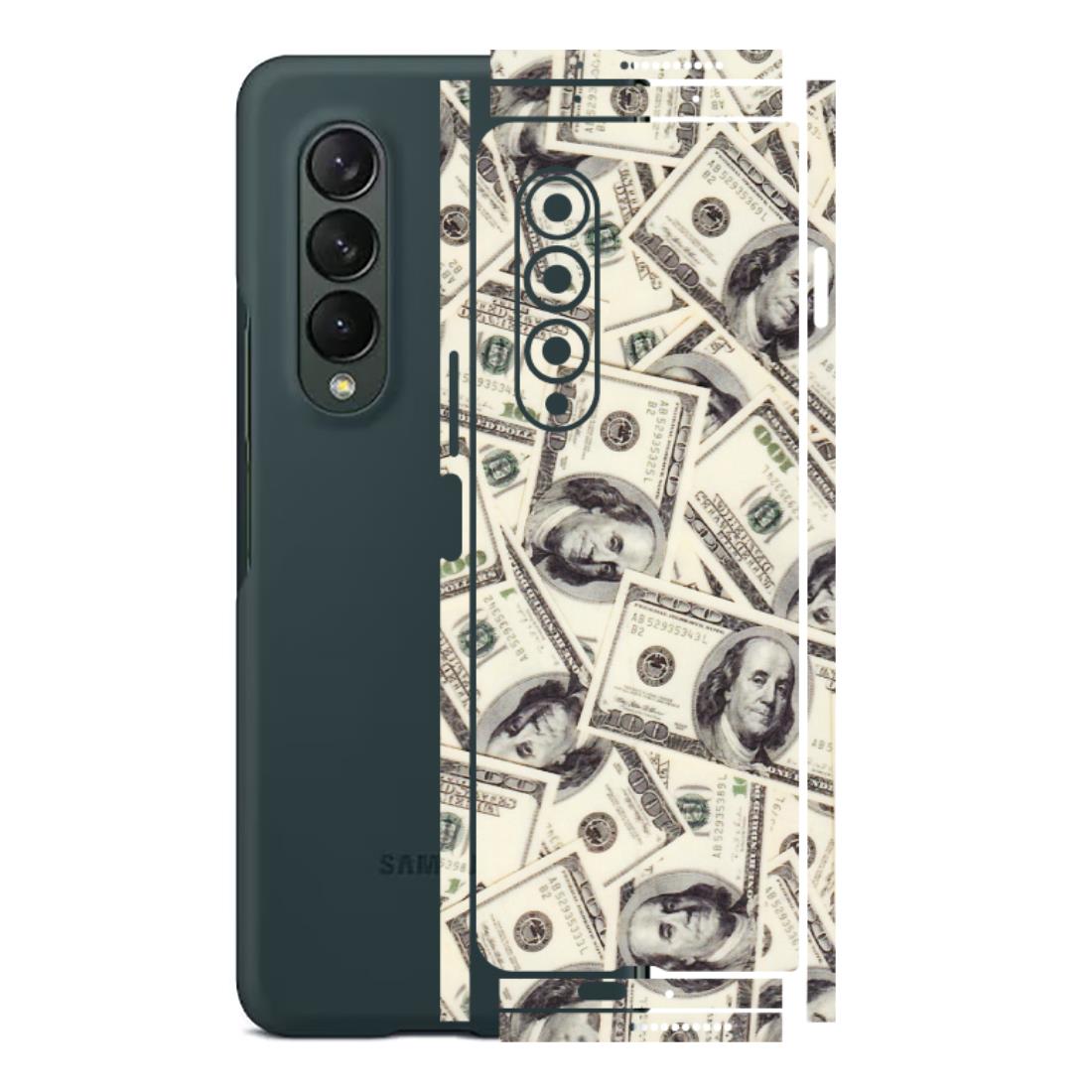 Samsung M/F/Note/Flip and C Phone Skins (All Models) - Dollar Lover - Transparent Finish (T-17) Samsung Galaxy Z Fold 3
