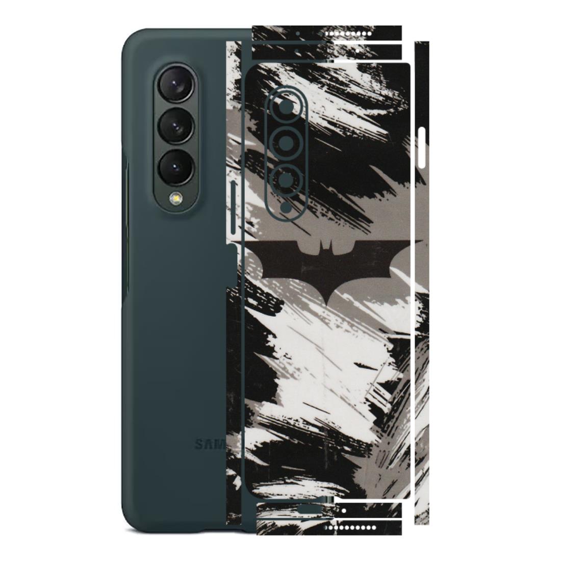 Samsung M/F/Note/Flip and C Phone Skins (All Models) - Batman Fleece DC - Transparent Finish (T-19) Samsung Galaxy Z Fold 3