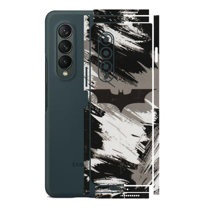 Samsung M/F/Note/Flip and C Phone Skins (All Models) - Batman Fleece DC - Transparent Finish (T-19) Samsung Galaxy Z Fold 3