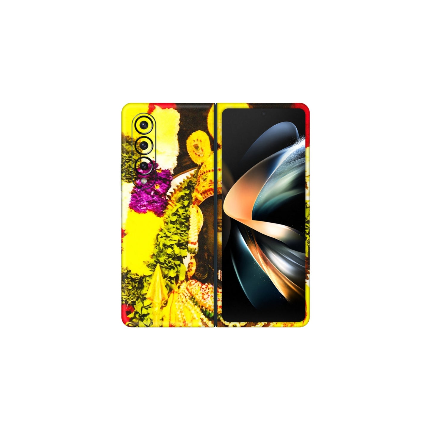 Samsung M/F/Note/Flip and C Phone Skins (All Models) - Ram Lalla Ayodhya - 3D Embossed Finish (L-103) Samsung Galaxy Z Fold 4