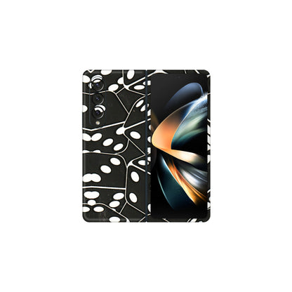 Samsung M/F/Note/Flip and C Phone Skins (All Models) - Big Black Dices - 3D Embossed Finish (L-106) Samsung Galaxy Z Fold 4