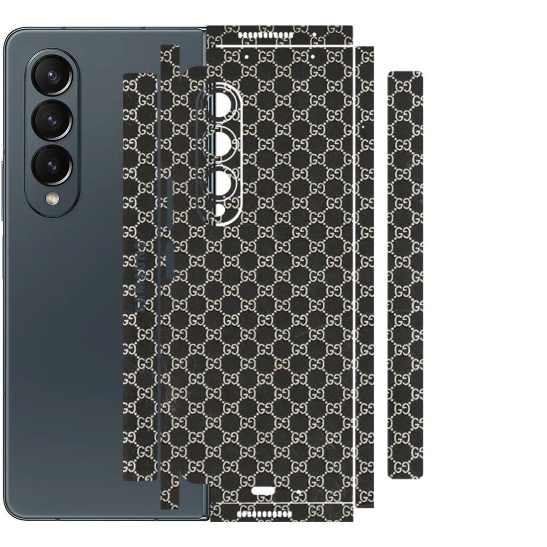 Samsung M/F/Note/Flip and C Phone Skins (All Models) - Black G Print - 3D Embossed Finish (L-109) Samsung Galaxy Z Fold 4