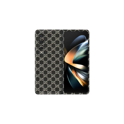 Samsung M/F/Note/Flip and C Phone Skins (All Models) - Black G Print - 3D Embossed Finish (L-109) Samsung Galaxy Z Fold 4