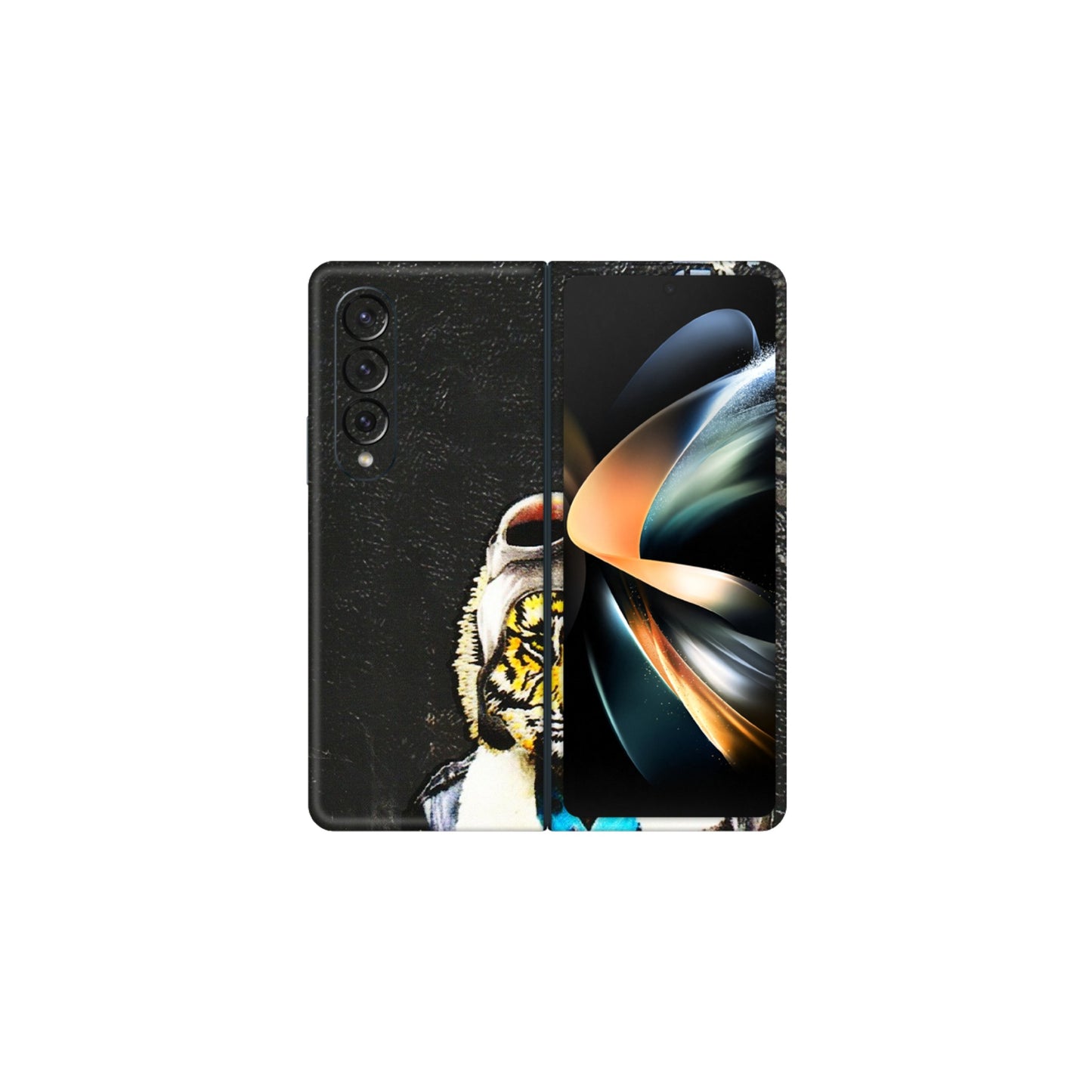 Samsung M/F/Note/Flip and C Phone Skins (All Models) - Rider Tiger - 3D Embossed Finish (L-113) Samsung Galaxy Z Fold 4