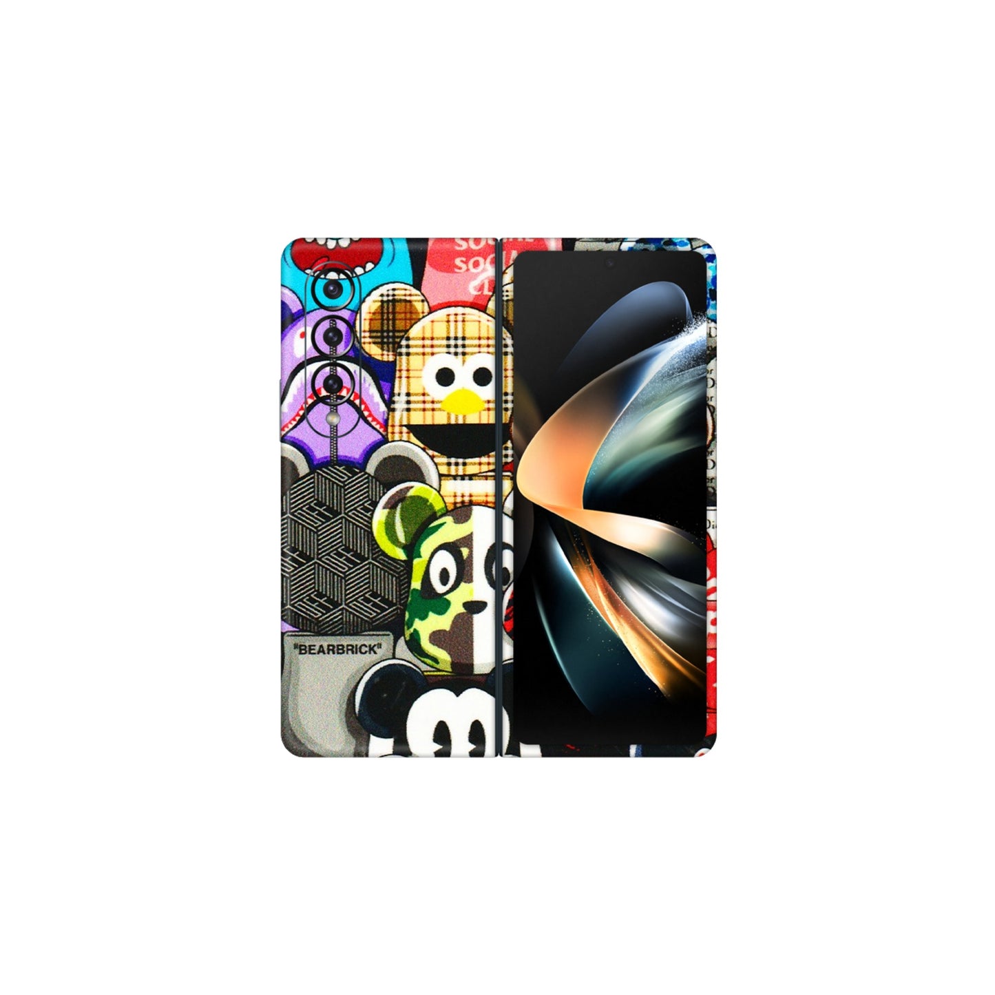 Samsung M/F/Note/Flip and C Phone Skins (All Models) - More Mickey Mouses - 3D Embossed Finish (L-118) Samsung Galaxy Z Fold 4