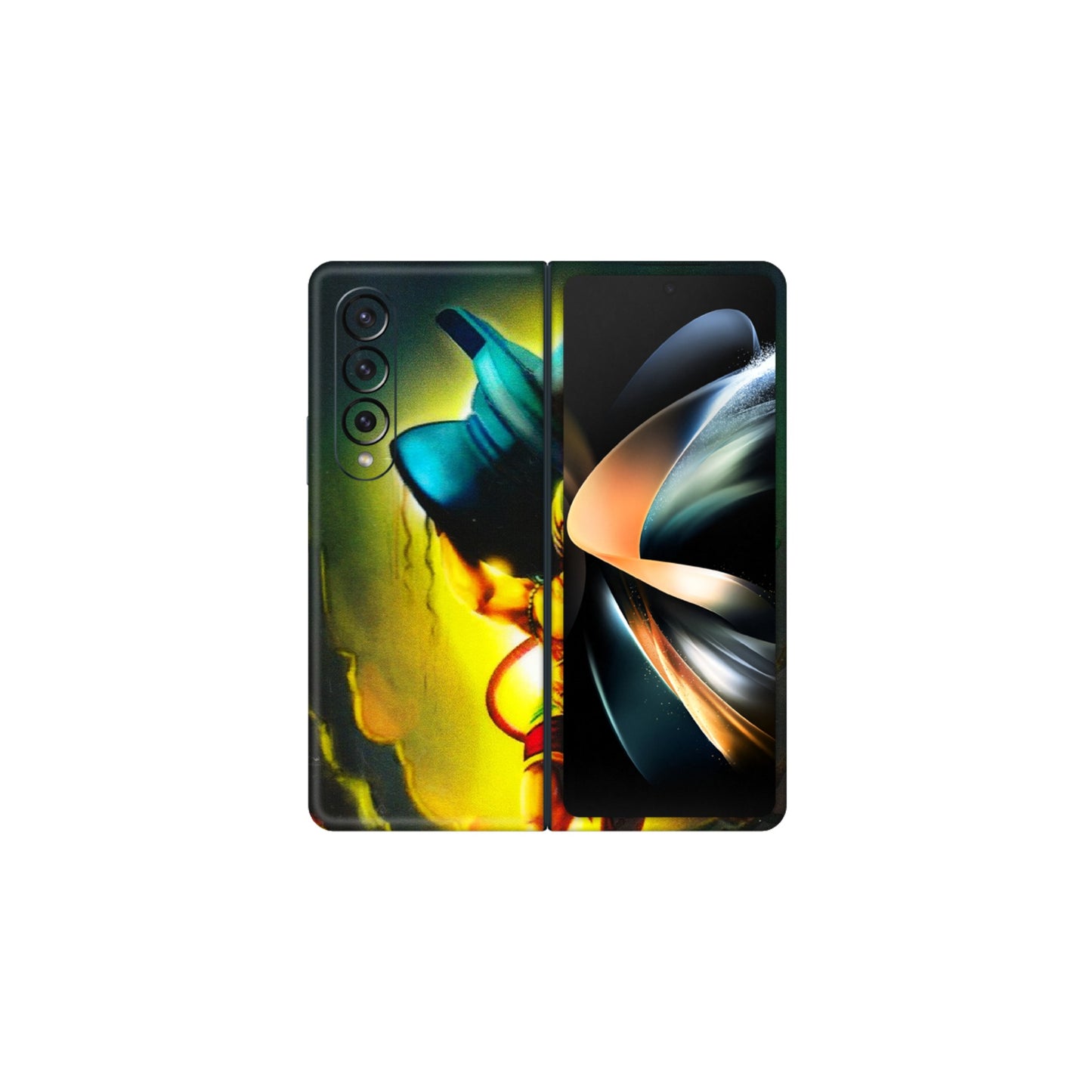 Samsung M/F/Note/Flip and C Phone Skins (All Models) - Hanuman Ji - 3D Embossed Finish (L-128) Samsung Galaxy Z Fold 4