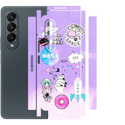 Samsung M/F/Note/Flip and C Phone Skins (All Models) - I Need My Nasa Skin - 3D Embossed Finish (L-149) Samsung Galaxy Z Fold 4