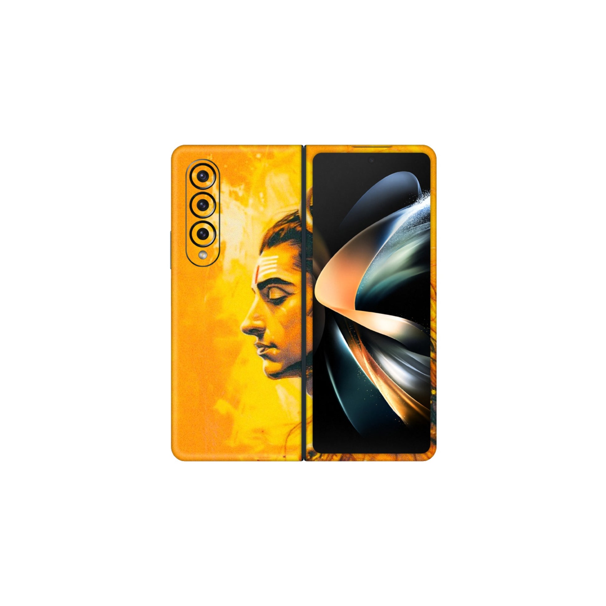 Samsung M/F/Note/Flip and C Phone Skins (All Models) - Shiv Shakti - 3D Embossed Finish (L-14) Samsung Galaxy Z Fold 4