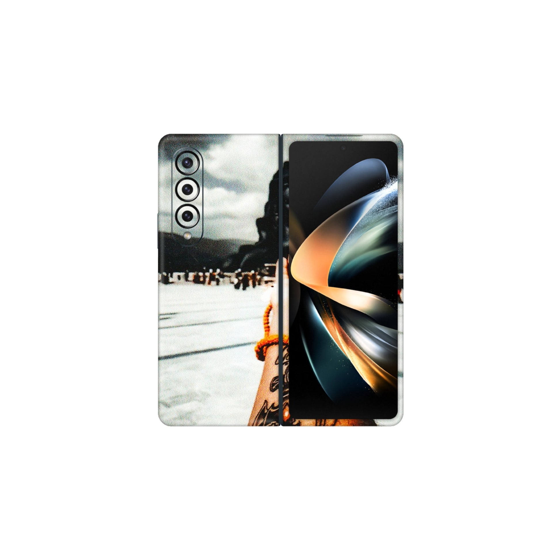 Samsung M/F/Note/Flip and C Phone Skins (All Models) - Jai Adiyogi Mahakaal - 3D Embossed Finish (L-164) Samsung Galaxy Z Fold 4