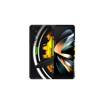 Samsung M/F/Note/Flip and C Phone Skins (All Models) - Ferrari Wheel Alloy - 3D Embossed Finish (L-173) Samsung Galaxy Z Fold 4