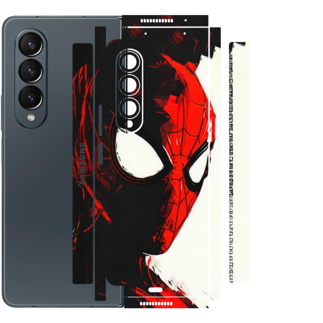 Samsung M/F/Note/Flip and C Phone Skins (All Models) - Spiderman Killer Face - 3D Embossed Finish (L-17) Samsung Galaxy Z Fold 4