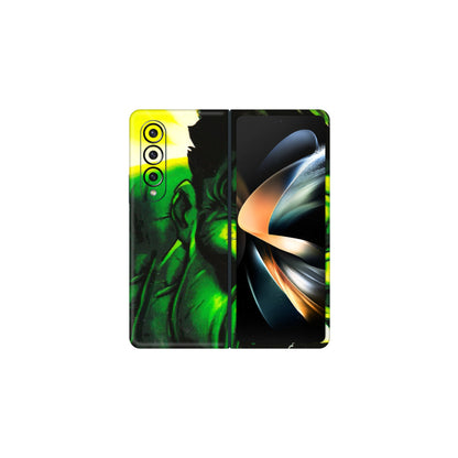 Samsung M/F/Note/Flip and C Phone Skins (All Models) - Hulk - 3D Embossed Finish (L-180) Samsung Galaxy Z Fold 4