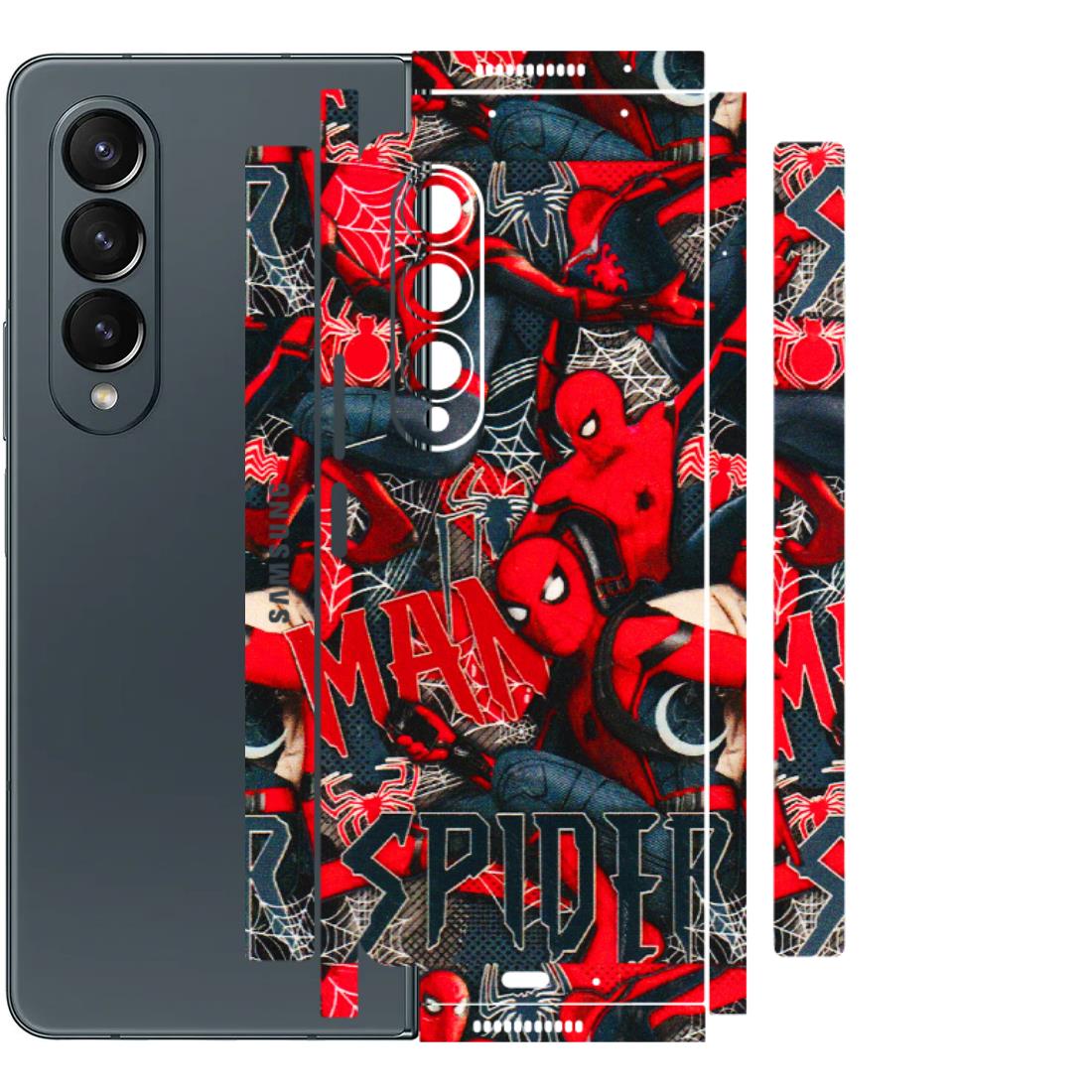Samsung M/F/Note/Flip and C Phone Skins (All Models) - SpiderMan Cool - 3D Embossed Finish (L-188) Samsung Galaxy Z Fold 4