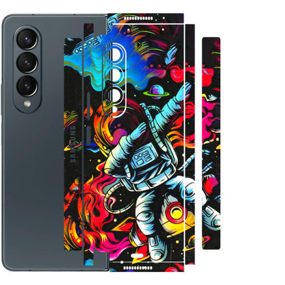 Samsung M/F/Note/Flip and C Phone Skins (All Models) - Astronaut Dope - 3D Embossed Finish (L-191) Samsung Galaxy Z Fold 4
