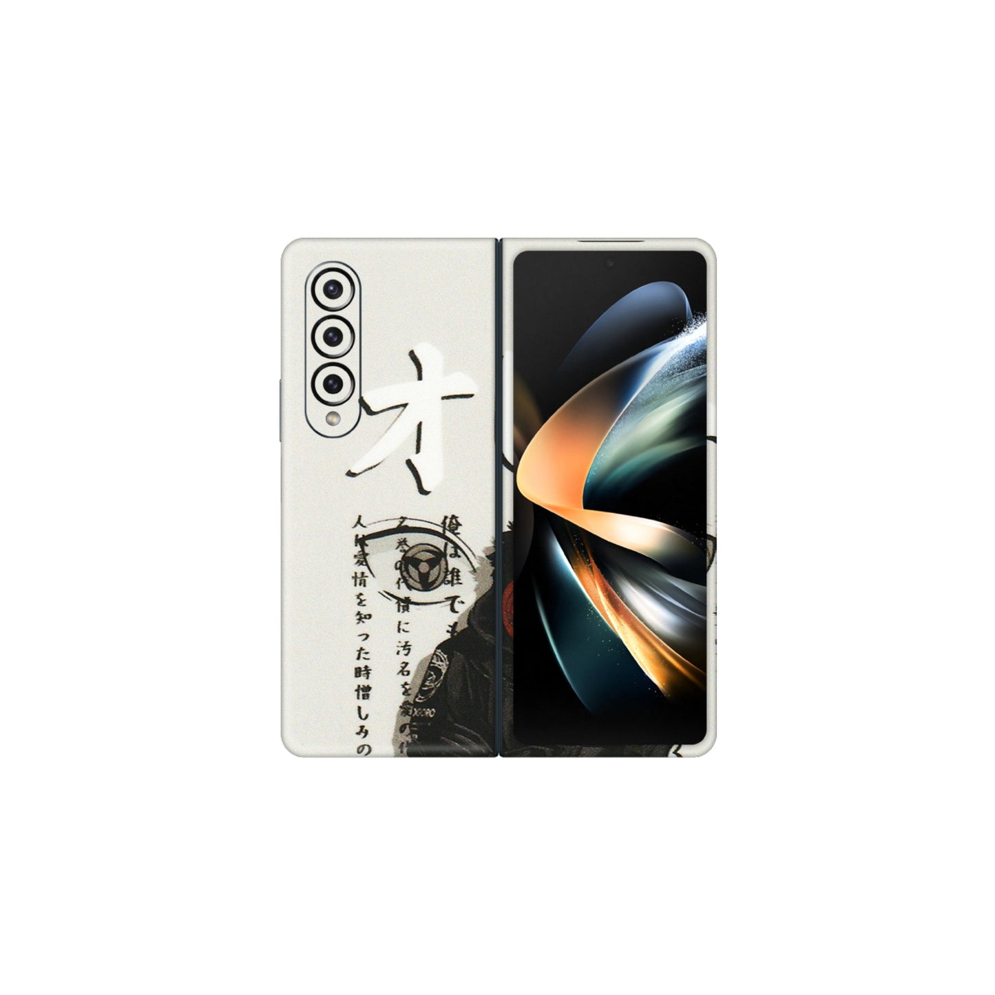 Samsung M/F/Note/Flip and C Phone Skins (All Models) - Obito Anime Eye - 3D Embossed Finish (L-19) Samsung Galaxy Z Fold 4