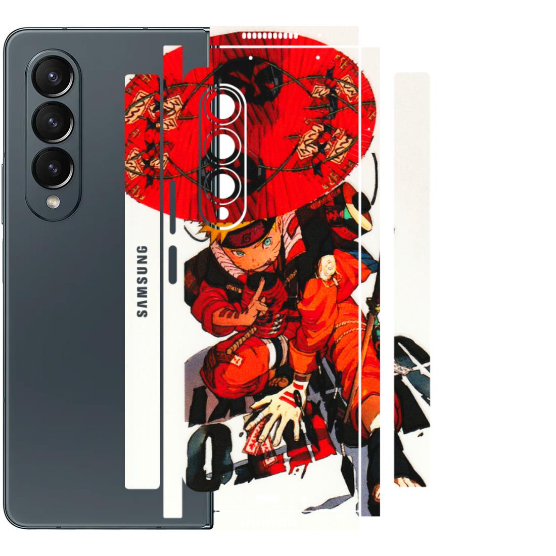 Samsung M/F/Note/Flip and C Phone Skins (All Models) - Naruto - 3D Embossed Finish (L-208) Samsung Galaxy Z Fold 4