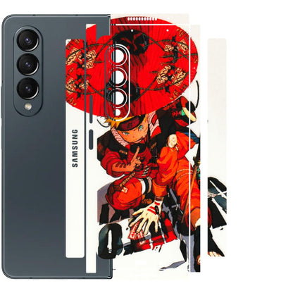 Samsung M/F/Note/Flip and C Phone Skins (All Models) - Naruto - 3D Embossed Finish (L-208) Samsung Galaxy Z Fold 4