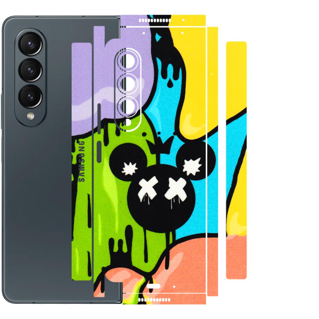 Samsung M/F/Note/Flip and C Phone Skins (All Models) - Gadgets Wrap - 3D Embossed Finish (L-217) Samsung Galaxy Z Fold 4