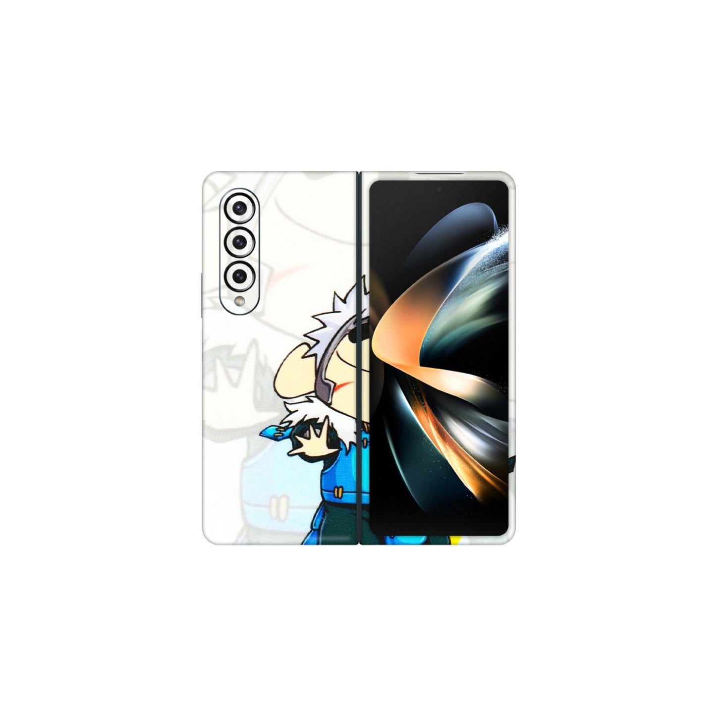 Samsung M/F/Note/Flip and C Phone Skins (All Models) - Angry Young Shinchan - 3D Embossed Finish (L-226) Samsung Galaxy Z Fold 4