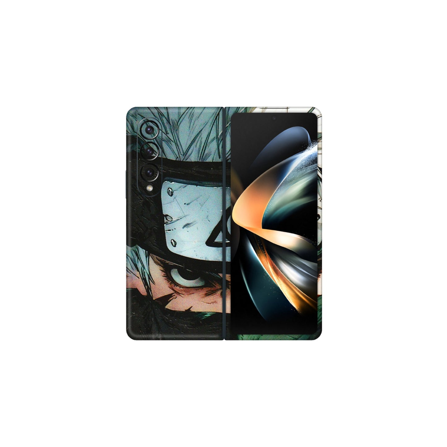 Samsung M/F/Note/Flip and C Phone Skins (All Models) - Kakashi Red Eye Focus - 3D Embossed Finish (L-227) Samsung Galaxy Z Fold 4