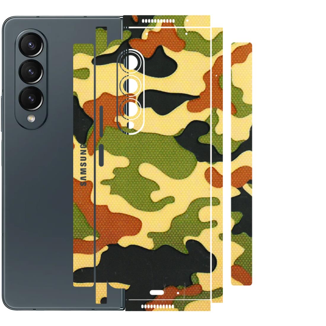 Samsung M/F/Note/Flip and C Phone Skins (All Models) - Indian Military - 3D Embossed Finish (L-234) Samsung Galaxy Z Fold 4
