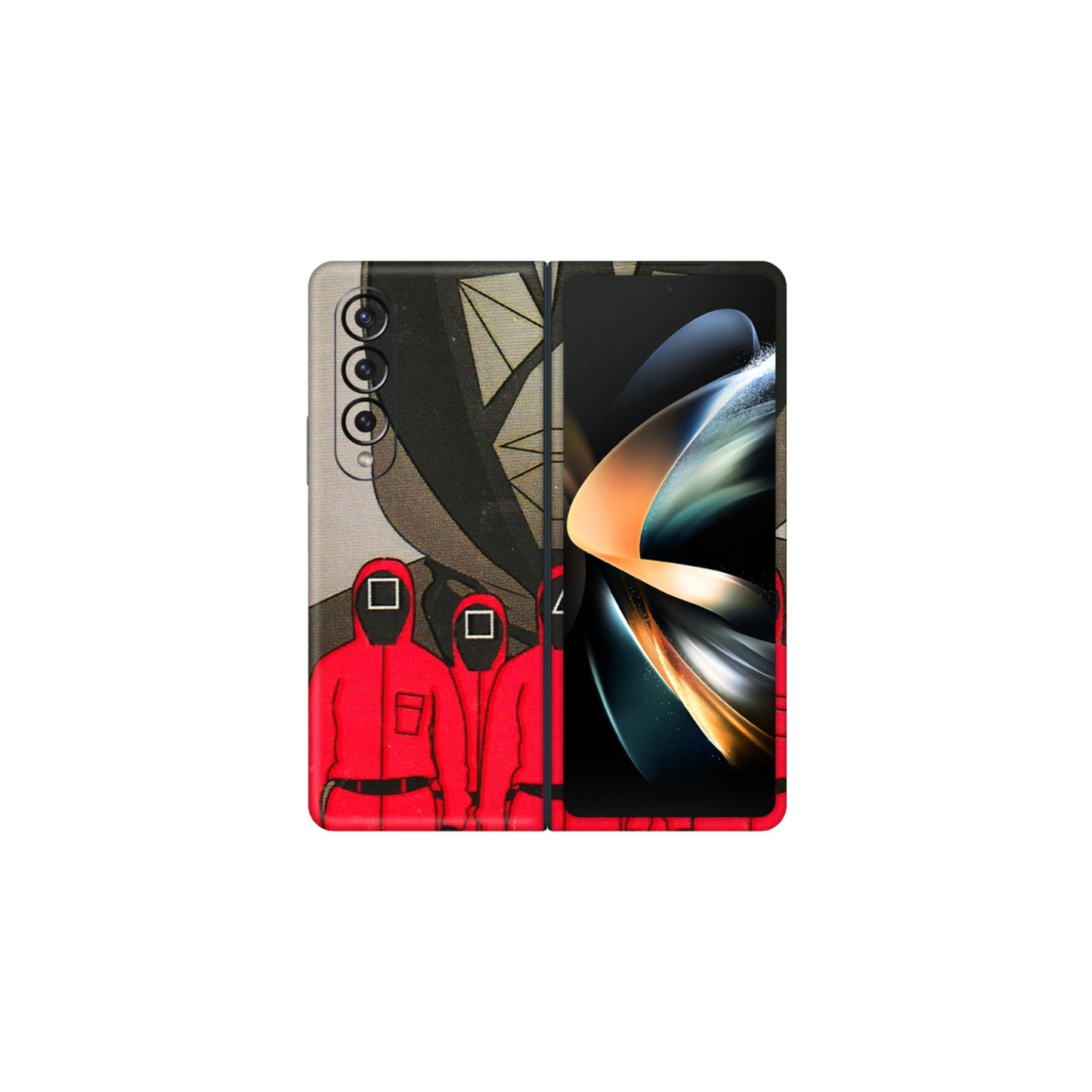 Samsung M/F/Note/Flip and C Phone Skins (All Models) - Squid Game Hero - 3D Embossed Finish (L-245) Samsung Galaxy Z Fold 4