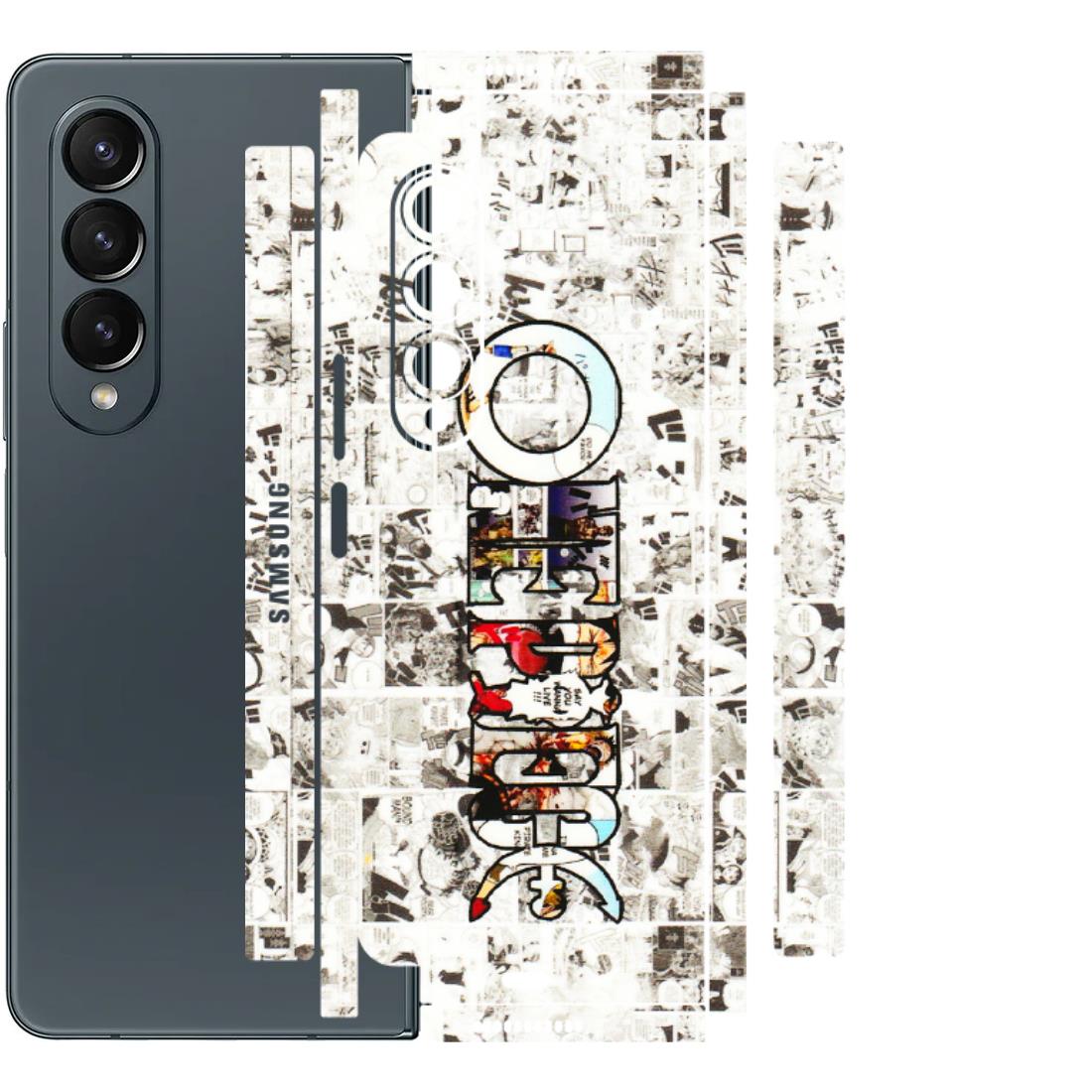 Samsung M/F/Note/Flip and C Phone Skins (All Models) - One Piece Manga - 3D Embossed Finish (L-26) Samsung Galaxy Z Fold 4