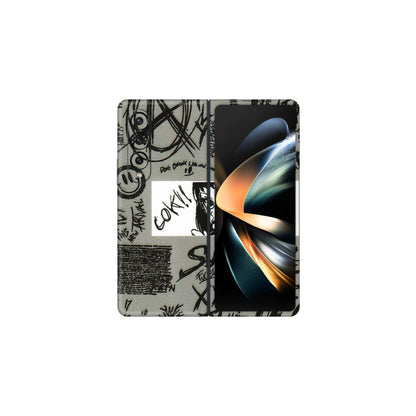 Samsung M/F/Note/Flip and C Phone Skins (All Models) - Never Have Love Anime - 3D Embossed Finish (L-260) Samsung Galaxy Z Fold 4
