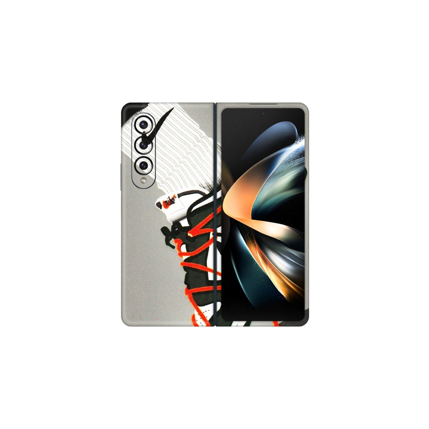 Samsung M/F/Note/Flip and C Phone Skins (All Models) - New Grey Sneaker - 3D Embossed Finish (L-261) Samsung Galaxy Z Fold 4