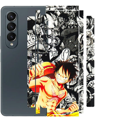 Samsung M/F/Note/Flip and C Phone Skins (All Models) - Anime Comics Games Doodles - 3D Embossed Finish (L-27) Samsung Galaxy Z Fold 4