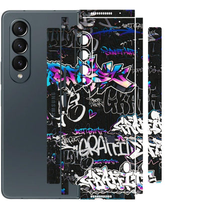 Samsung M/F/Note/Flip and C Phone Skins (All Models) - Graffiti Killer - 3D Embossed Finish (L-274) Samsung Galaxy Z Fold 4