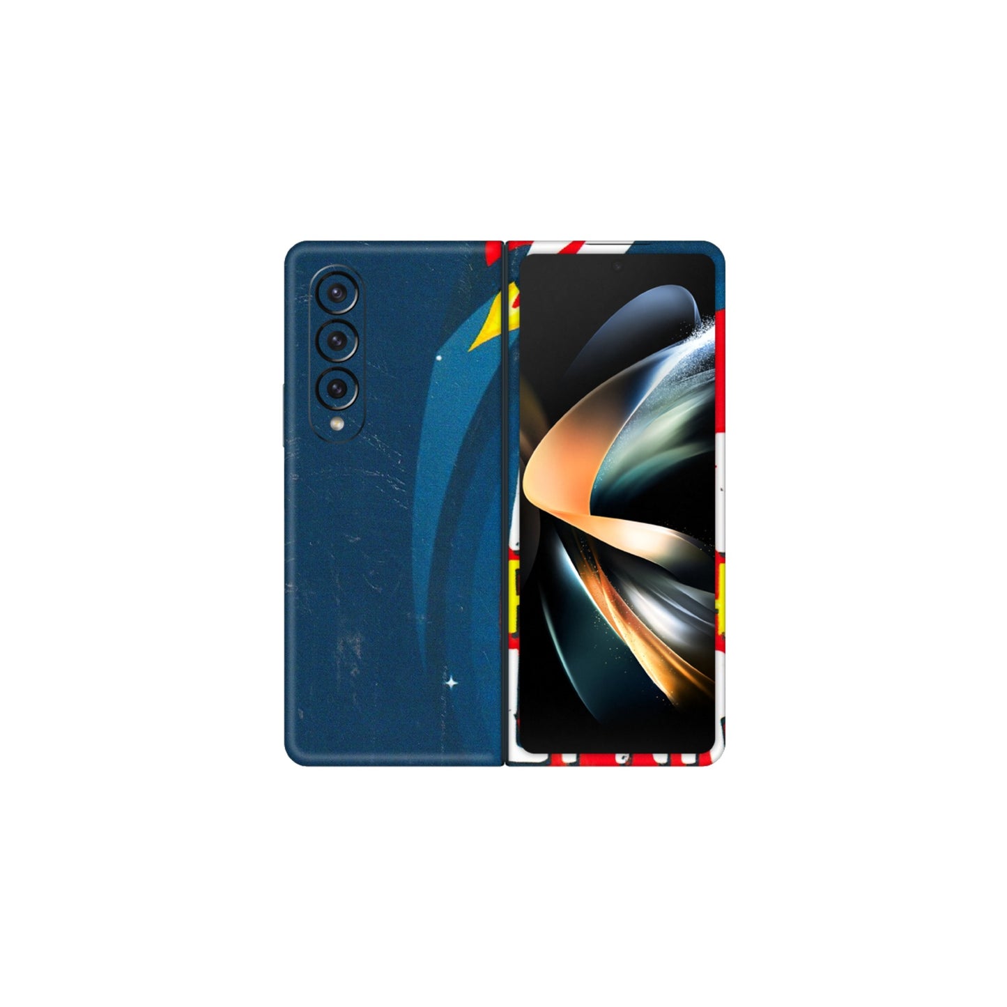 Samsung M/F/Note/Flip and C Phone Skins (All Models) - Apni Pahuch Upar Tak Hai - 3D Embossed Finish (L-276) Samsung Galaxy Z Fold 4
