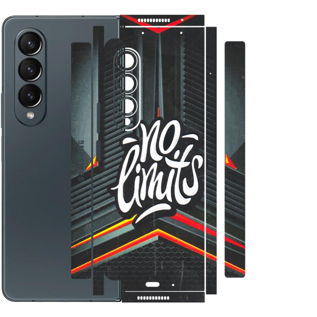 Samsung M/F/Note/Flip and C Phone Skins (All Models) - No Limits - 3D Embossed Finish (L-286) Samsung Galaxy Z Fold 4