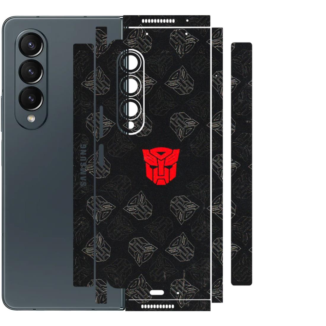 Samsung M/F/Note/Flip and C Phone Skins (All Models) - Transformers Devastation - 3D Embossed Finish (L-301) Samsung Galaxy Z Fold 4