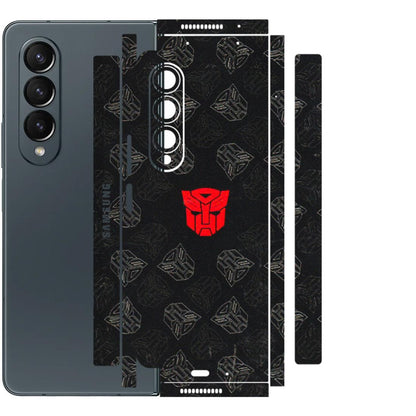 Samsung M/F/Note/Flip and C Phone Skins (All Models) - Transformers Devastation - 3D Embossed Finish (L-301) Samsung Galaxy Z Fold 4