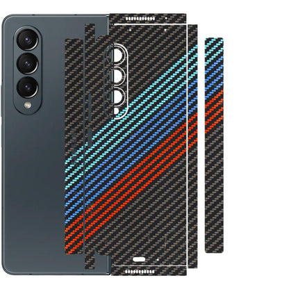 Samsung M/F/Note/Flip and C Phone Skins (All Models) - Carbon BM - 3D Embossed Finish (L-302) Samsung Galaxy Z Fold 4