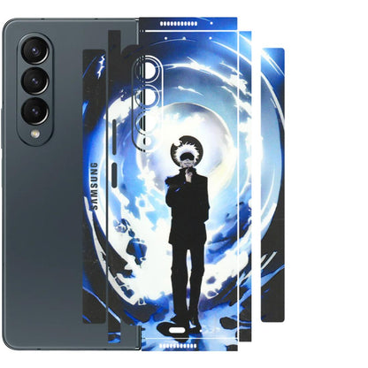Samsung M/F/Note/Flip and C Phone Skins (All Models) - Jujustu Kaisen Anime Manga - 3D Embossed Finish (L-317) Samsung Galaxy Z Fold 4
