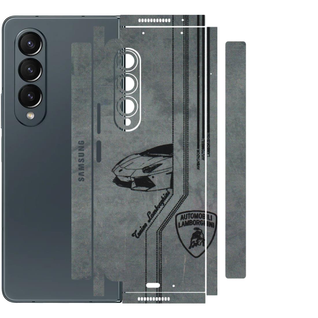 Samsung M/F/Note/Flip and C Phone Skins (All Models) - New Lamborgini Aventador - 3D Embossed Finish (L-321) Samsung Galaxy Z Fold 4