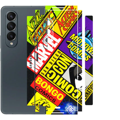 Samsung M/F/Note/Flip and C Phone Skins (All Models) - Bongo Comic Con - 3D Embossed Finish (L-325) Samsung Galaxy Z Fold 4