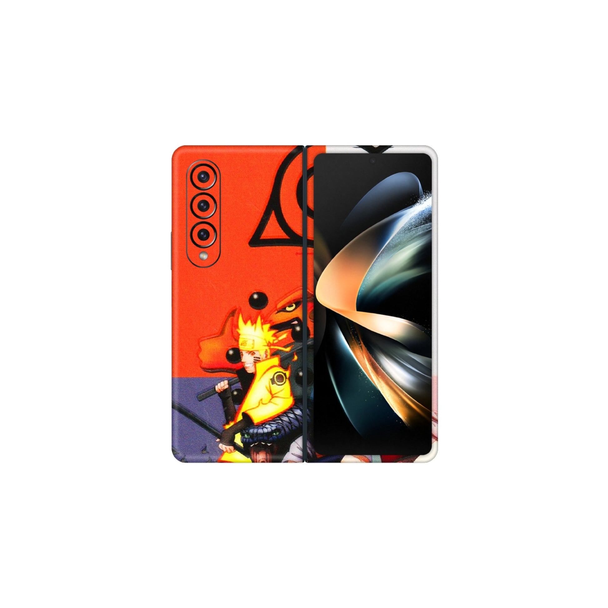 Samsung M/F/Note/Flip and C Phone Skins (All Models) - Naruto Final Fight - 3D Embossed Finish (L-33) Samsung Galaxy Z Fold 4