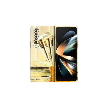 Samsung M/F/Note/Flip and C Phone Skins (All Models) - Show Me The Money - 3D Embossed Finish (L-52) Samsung Galaxy Z Fold 4
