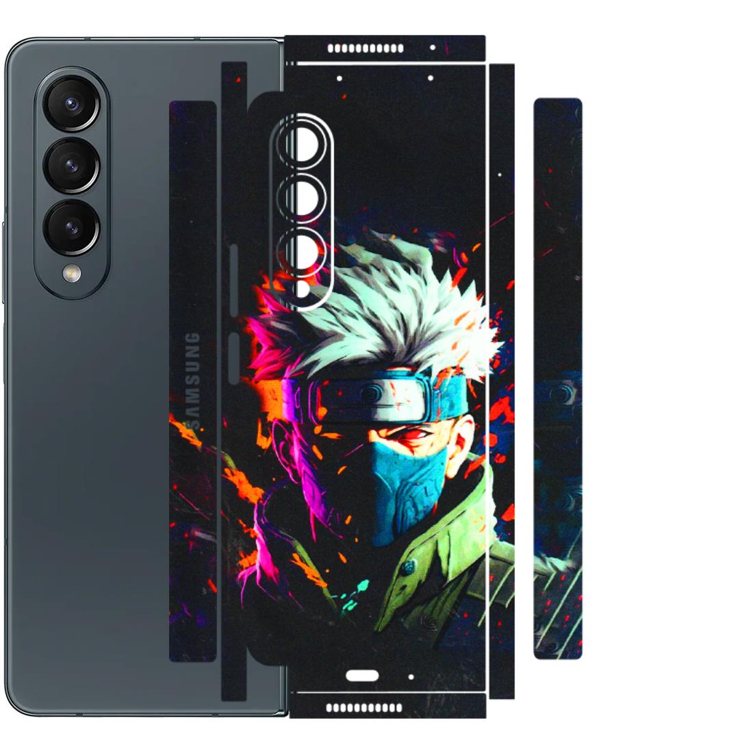 Samsung M/F/Note/Flip and C Phone Skins (All Models) - Anime Cool Character - 3D Embossed Finish (L-59) Samsung Galaxy Z Fold 4