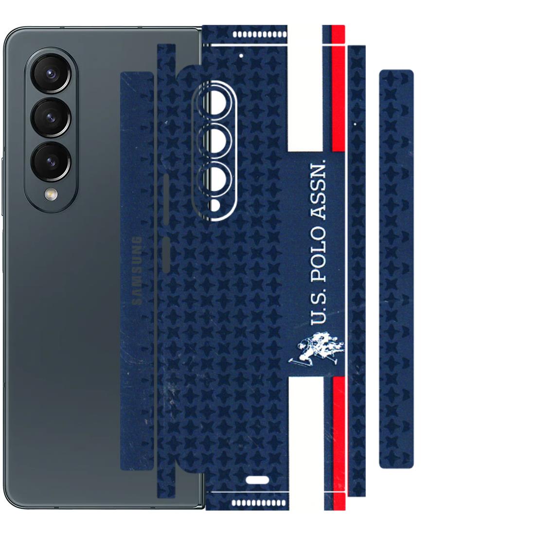 Samsung M/F/Note/Flip and C Phone Skins (All Models) - US POLO Designer Brand - 3D Embossed Finish (L-65) Samsung Galaxy Z Fold 4