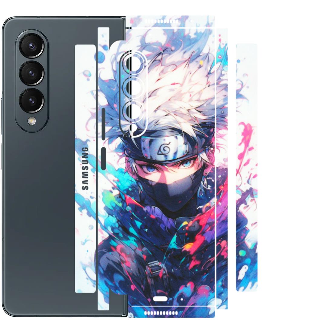 Samsung M/F/Note/Flip and C Phone Skins (All Models) - Naruto Face Mask - Matte Finish (M-03) Samsung Galaxy Z Fold 4