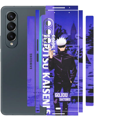 Samsung M/F/Note/Flip and C Phone Skins (All Models) - Jujutsu Kaisen Gojo - Matte Finish (M-05) Samsung Galaxy Z Fold 4