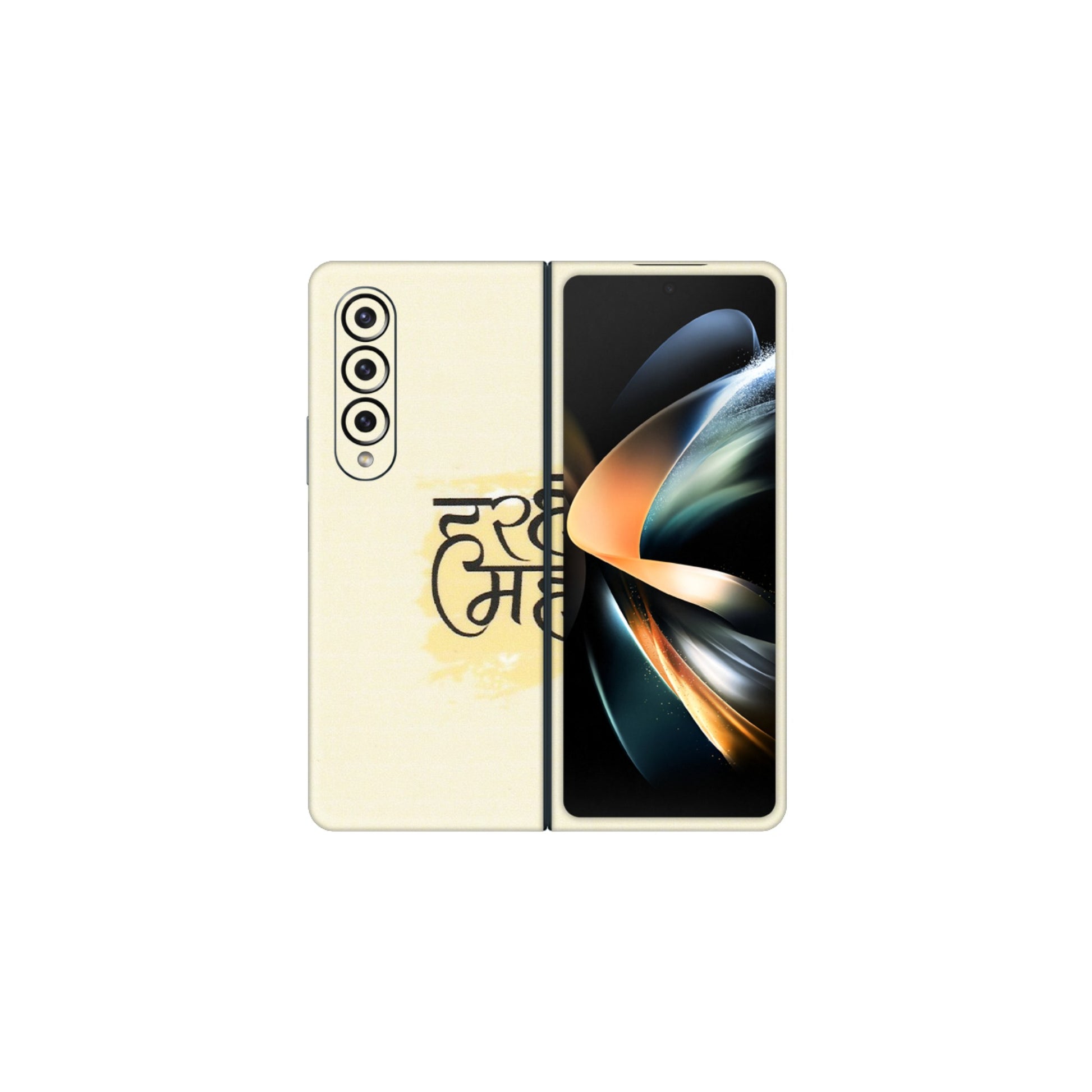 Samsung M/F/Note/Flip and C Phone Skins (All Models) - Har Har Mahadev - Matte Finish (M-10) Samsung Galaxy Z Fold 4